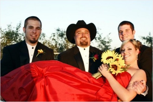Cody, Jonathan, Jesse, Mandy  Jonathan's wedding