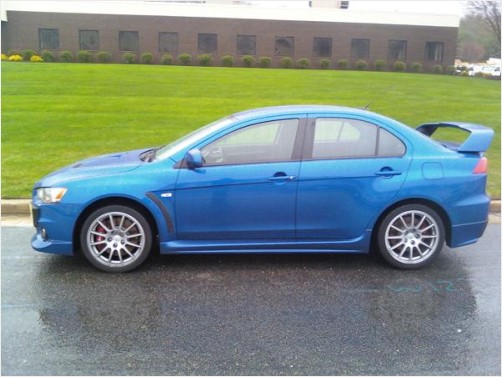 Side View of my evo x