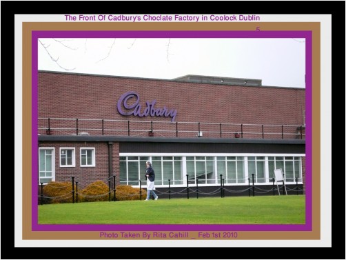 The Famous Front Face of Cadbury's Choclate Factory in Dublin which will be gone Forever