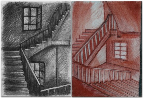 staircase sketches
