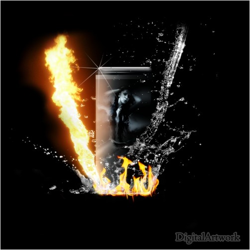 Fire and Water . Elements with a little sexy touch.