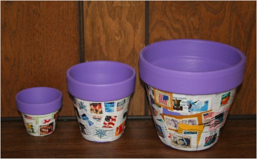 Finsihed Flower Pot Stamp Set