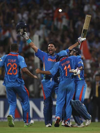 world cup cricket final 2011 winning moments. winning moments of the icc