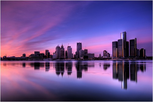 Detroit Skyline HDR
