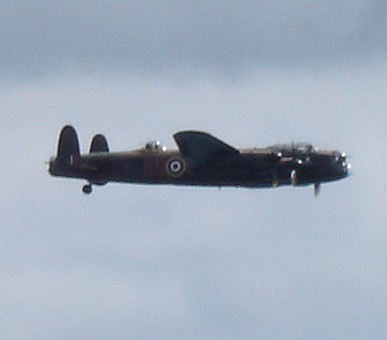 A Lancaster low pass at Eastbourne Airshow 2009